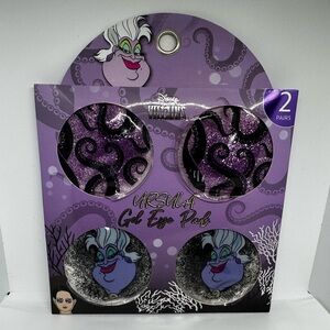 Disney Villains Ursula Gel Eye Pads - 2 Pairs - Hot & Cold Therapy - NEW